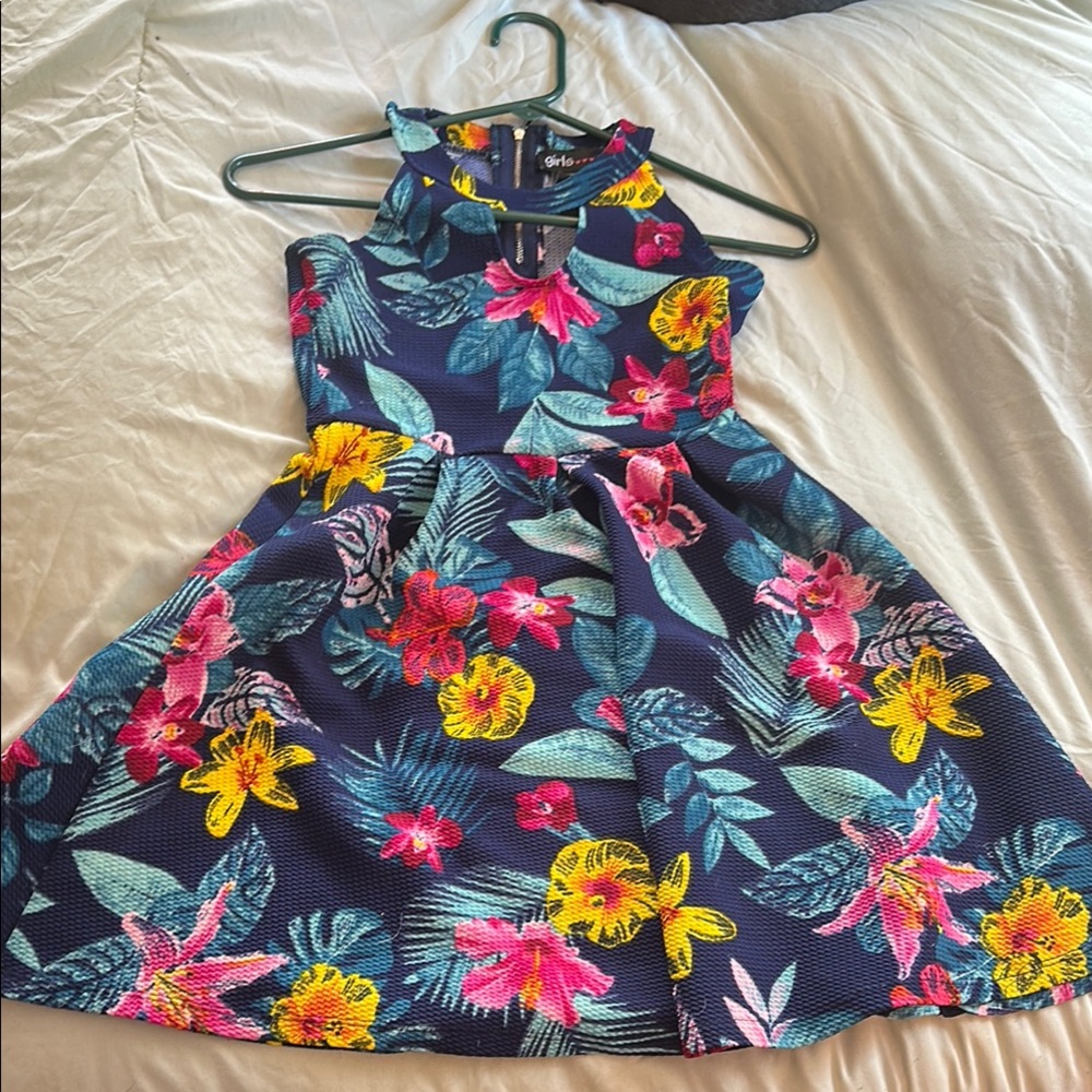 Floral Halter Dress